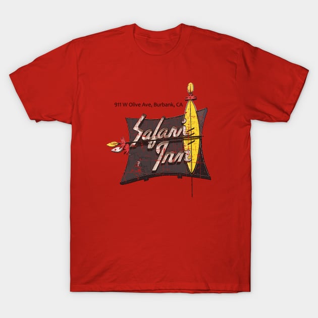 The Safari Inn distressed T-Shirt by woodsman